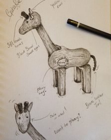 giraffe-sketch