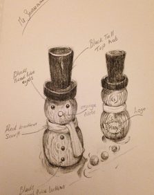 snowman-sketch